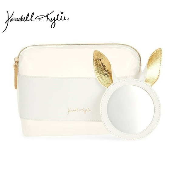Kylie Cosmetics Other - Kendall+ Kylie MAkeup Bag And Mirror Set